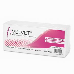 STRISCE EPILATORIE CONF. 100 PEZZI MIS. 20 X 7 CM VELVET