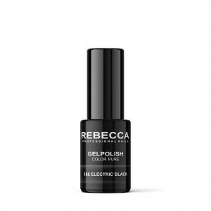 SMALTO SEMIPERMANENTE REBECCA MAKE UP 186 ELECTRIC BLACK 5ML