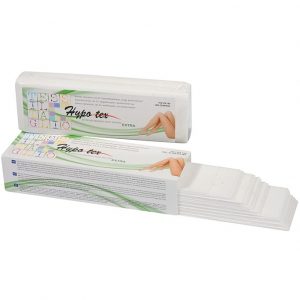 STRISCE EPILAZIONE HYPO TEX EXTRA 22CM 90 GR/MQ CONF. 100 PEZZI
