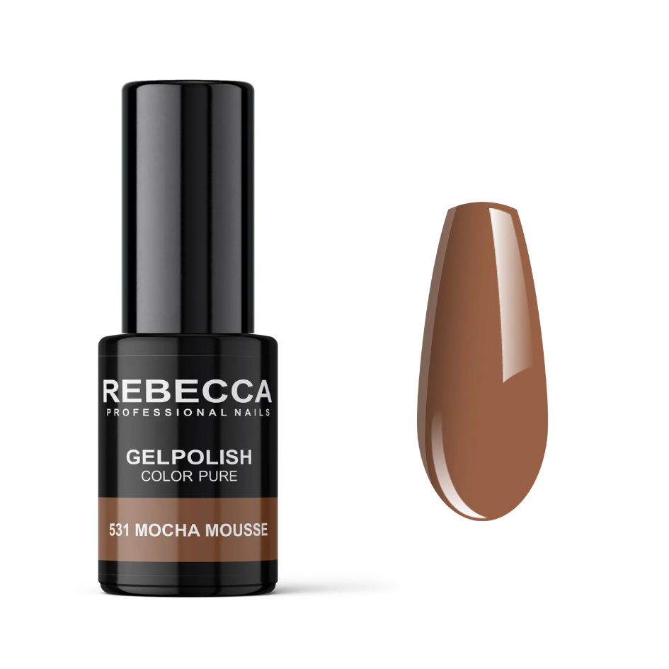 SMALTO SEMIPERMANENTE REBECCA 531 MOCHA MOUSSE 5ML