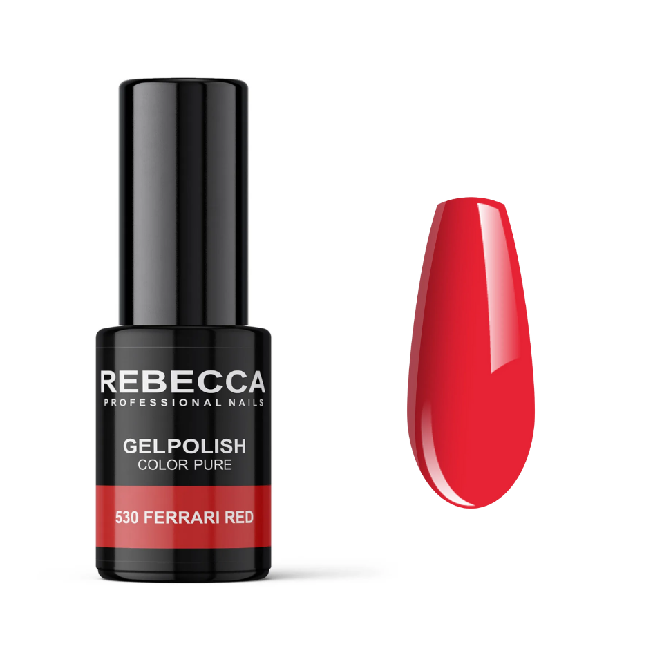SMALTO SEMIPERMANENTE REBECCA 530 FERRARI RED 5ML