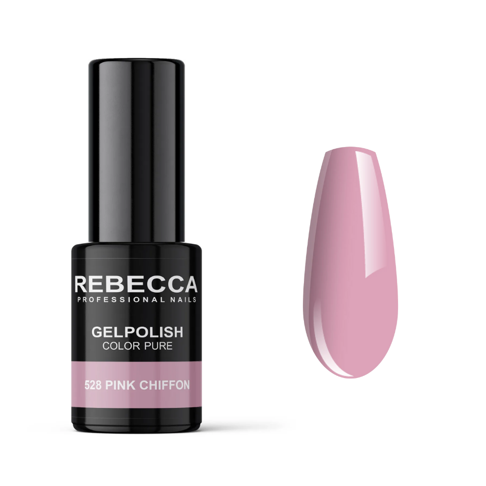 SMALTO SEMIPERMANENTE REBECCA 528 PINK CHIFFON 5ML
