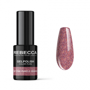 SMALTO SEMIPERMANENTE REBECCA 307 PINK PURPLE ORANGE 5ML