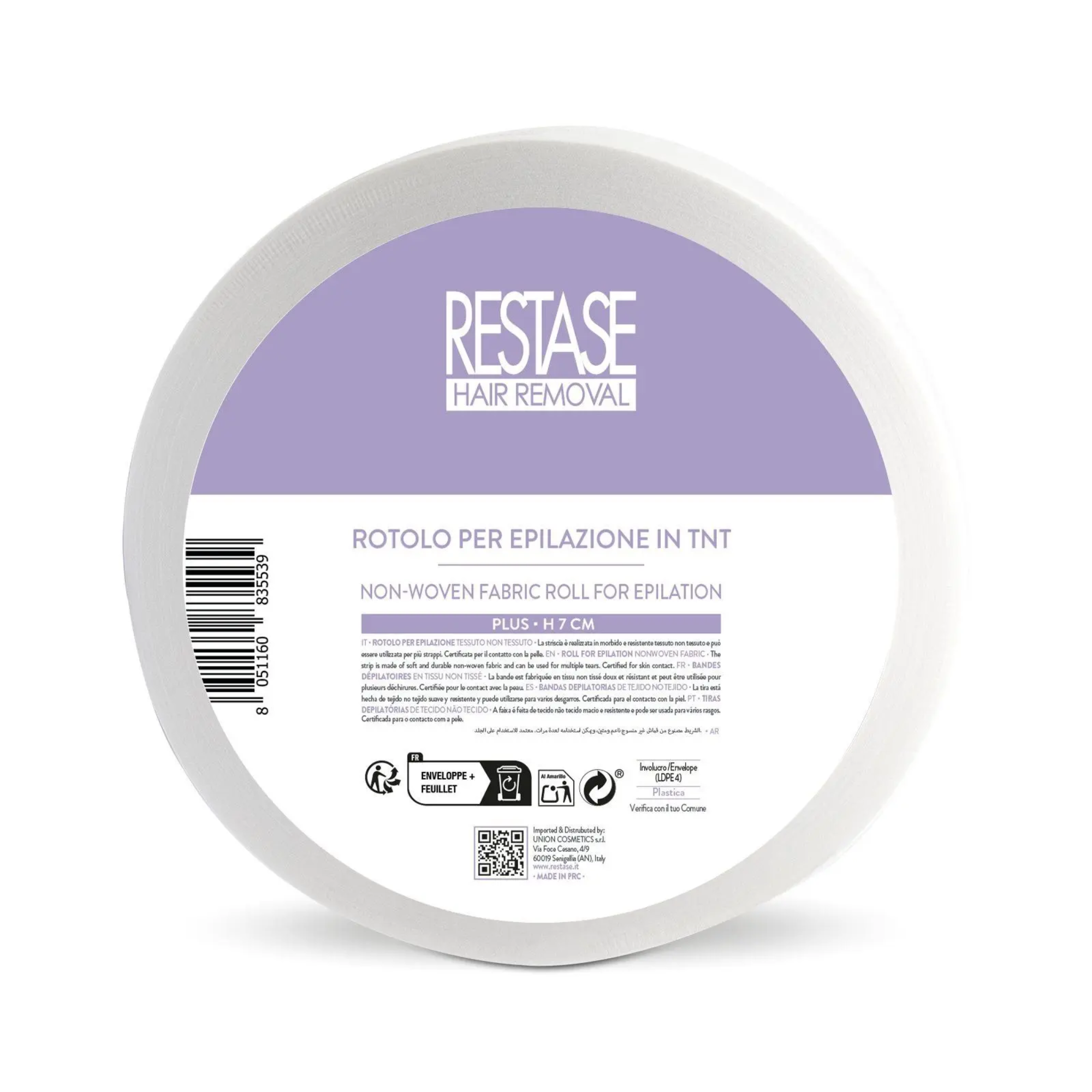 RESTASE ROTOLO EPILAZIONE TNT PLUS H6.8CM X 7MT
