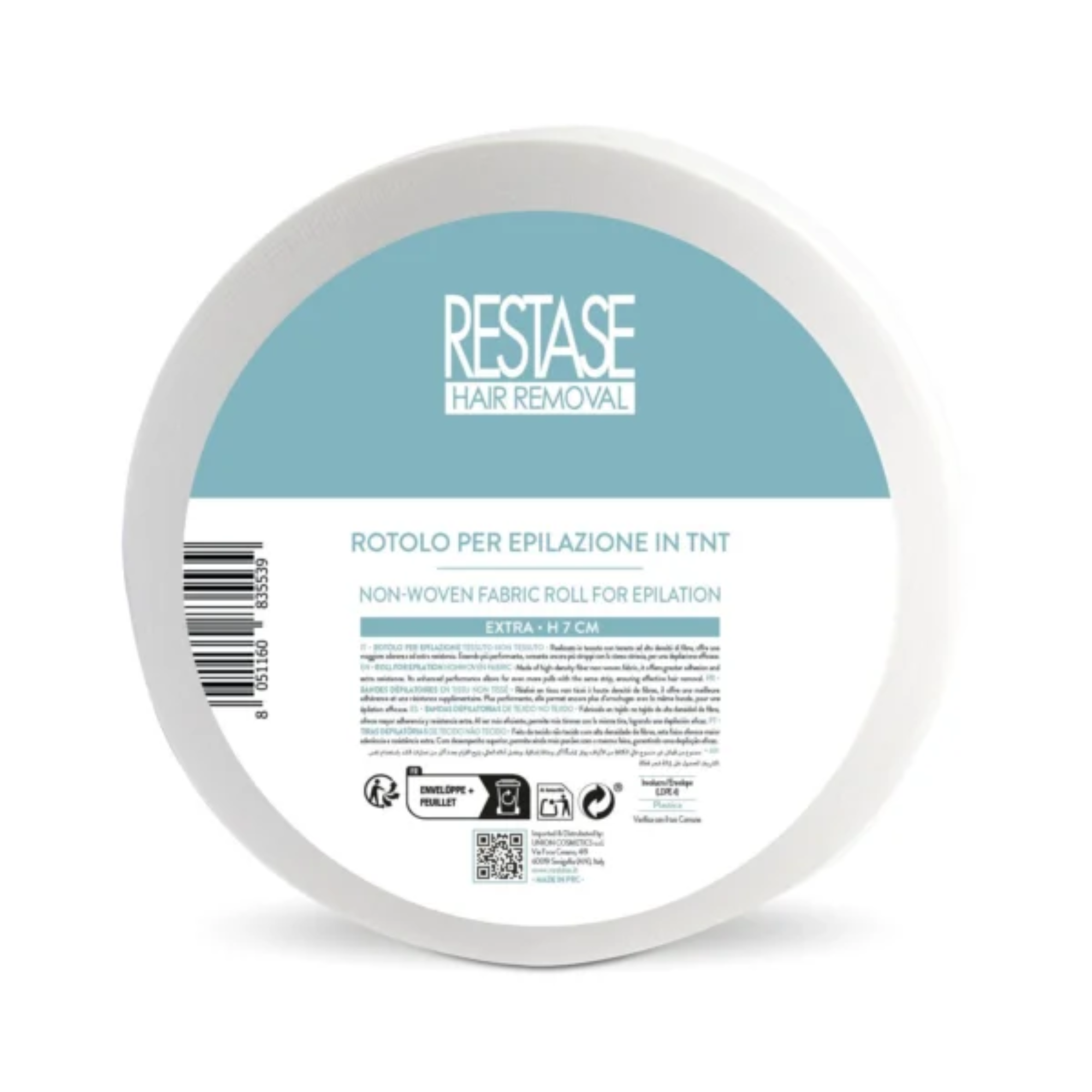 RESTASE ROTOLO EPILAZIONE TNT EXTRA H6.8CM X 7MT