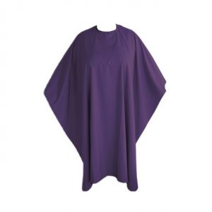 MANTELLA DA TAGLIO BASIC HOOK CHIUSURA BOTTONI 128X148 CM VIOLA