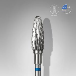 STALEKS PUNTA CARBIDE CONICA 5 MM 13 MM BLU