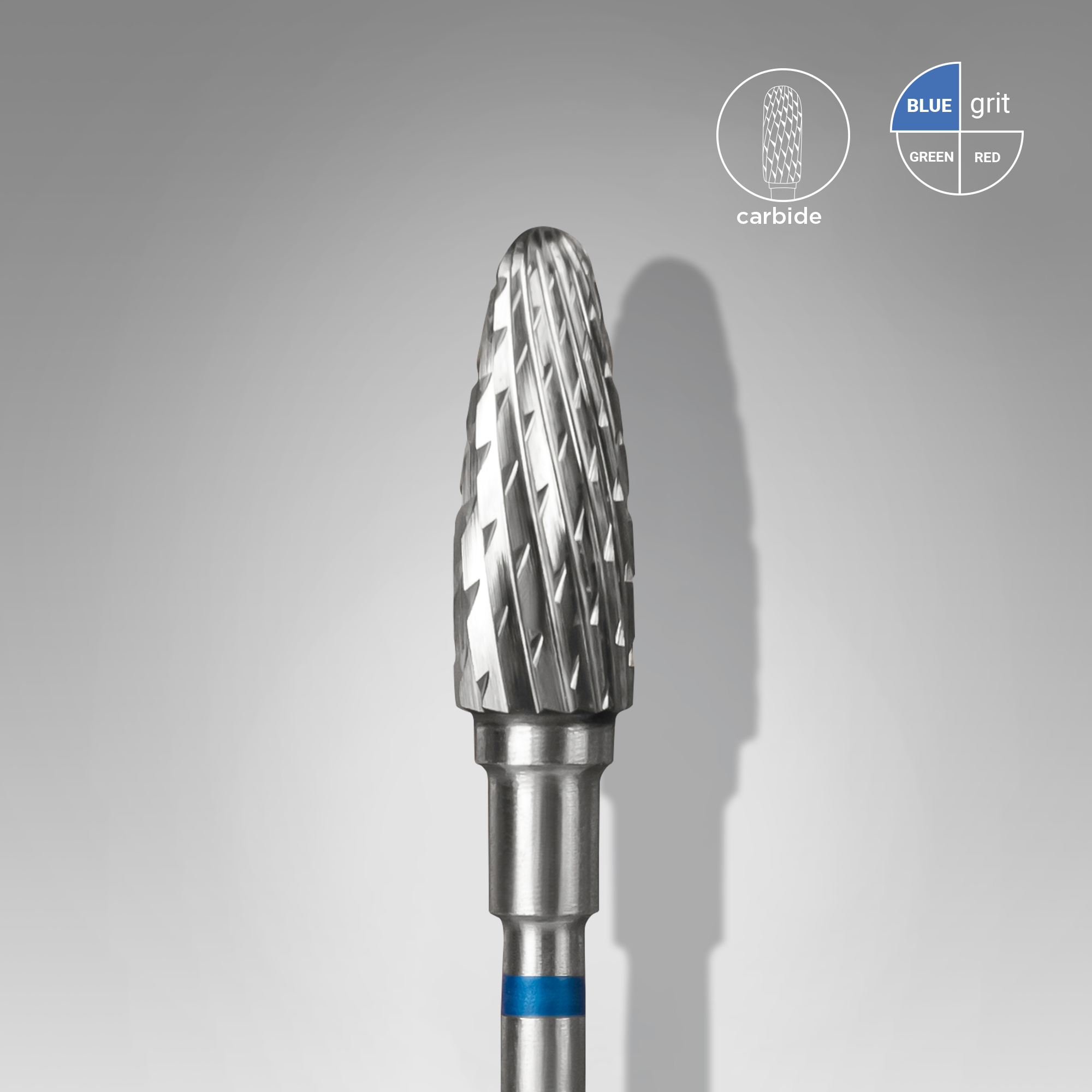 STALEKS PUNTA CARBIDE CONICA 5 MM 13 MM BLU