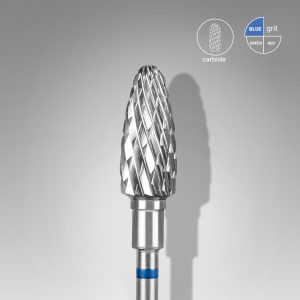 STALEKS PUNTA CARBIDE CONICA 6 MM 14 MM BLU