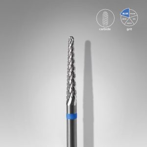 STALEKS PUNTA CARBIDE CONO 2,3 MM 14 MM BLU