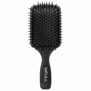 SPAZZOLA PIATTA BASIC NERA BIFULL