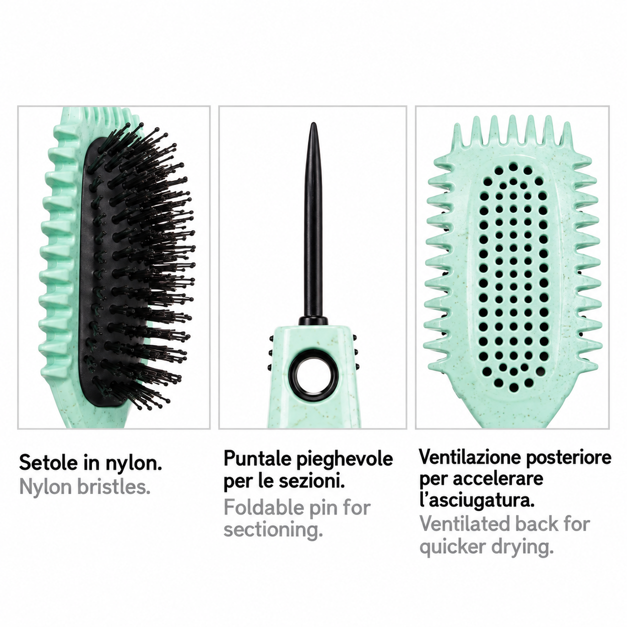 HULA WAVES SPAZZOLA CURLY METHOD VERDE BIFULL 1
